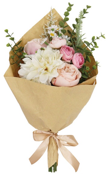 KIRKTON HOUSE Faux Floral Bouquet - Pink Rose Combination