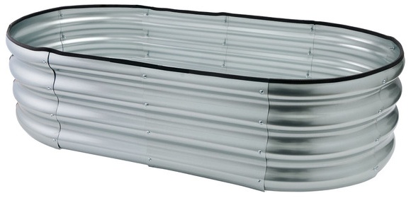 Gardenline Galvanzied Round Garden Bed - 