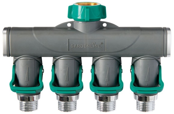 Gardenline 4Way Manifold - 
