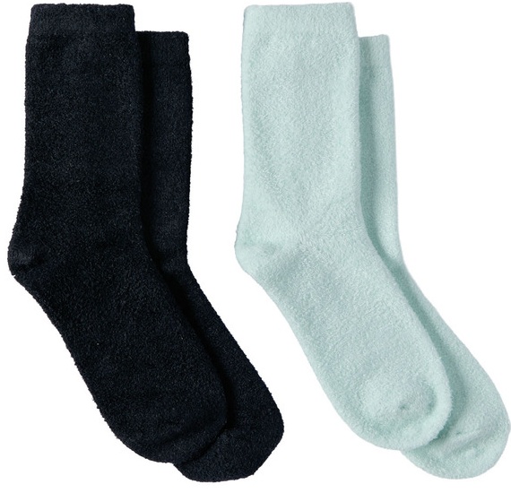 Serra Spa Socks 2 Pack - Blue/Black