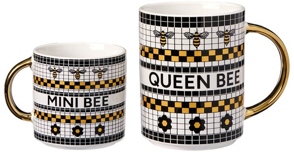 Crofton Boy Mom - Queen Bee and Mini Me Mug Set