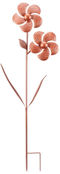 Belavi Double Flower Spinner Stake - Bronze