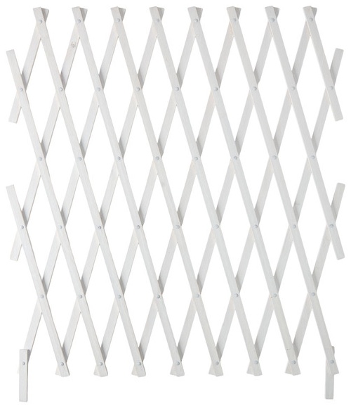 Belavi Wooden Trellis - White Large