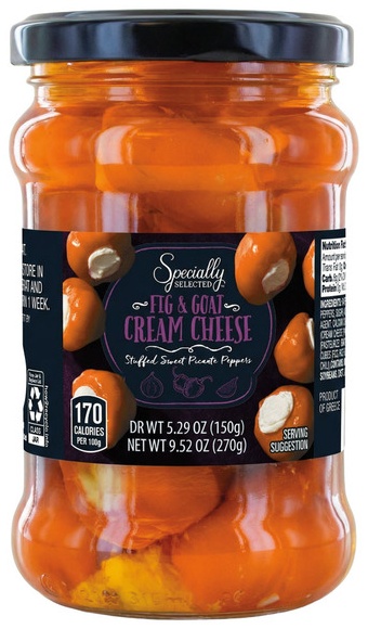 Specially Selected - Fig and Goat Cheese Stuffed Orange Picante Pepper