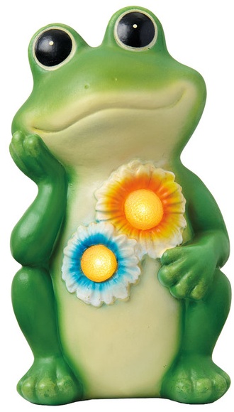 Belavi Solar Garden Figurine - Frog