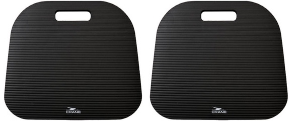 Crane 2 Pack Foam Seat Cushion - Black