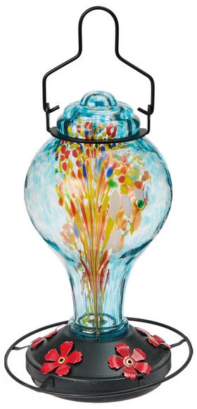 Belavi Hummingbird Feeder - Blue