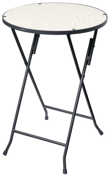 Belavi Decorative Glass Table - Terrazzo