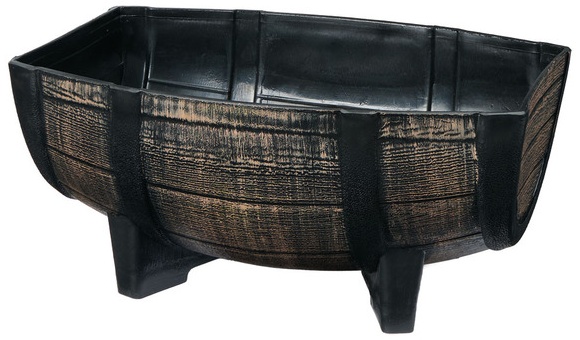 Belavi Half Barrel Planter - 