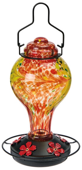 Belavi Hummingbird Feeder - Red