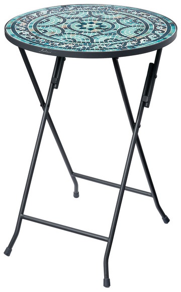 Belavi Decorative Glass Table - Mosaic