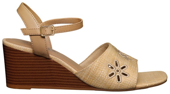 Serra Ladies Wedge - Neutral Size 7