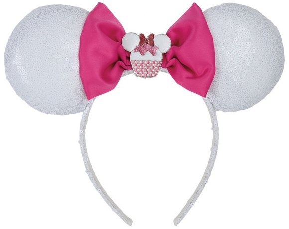 Disney Character Headbands - White/Pink Cupcake