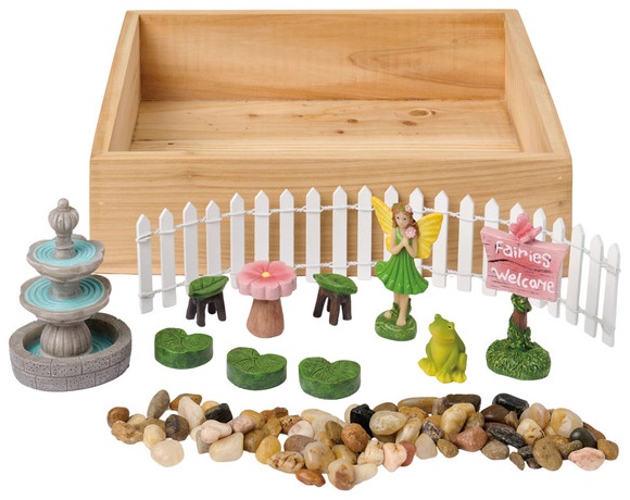 Belavi Fairy Garden Kit - Fountain