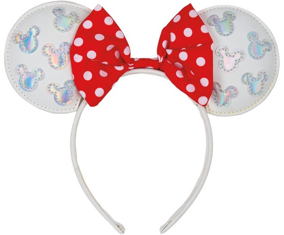 Disney Character Headbands - White w/ Iridescent AOP