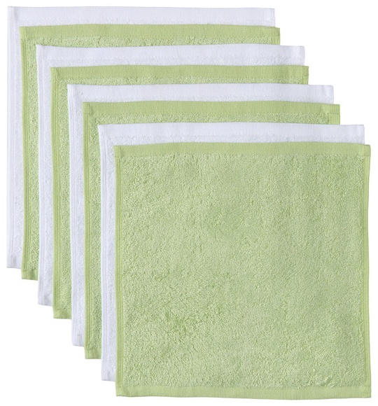 KIRKTON HOUSE 8Pk Washcloths - Green