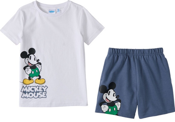 Disney Boys Disney Short Set - Green Mickey XS