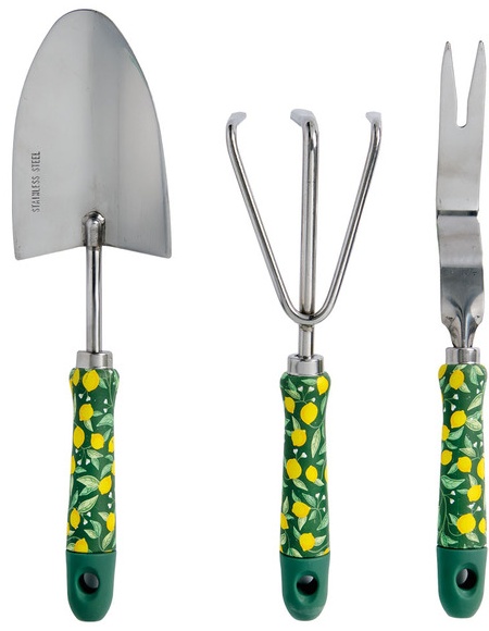 GARDENLINE Decorative Gdn Hand Tool Set - Lemon Set