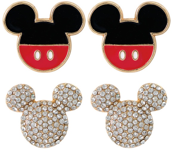 Disney Character Earrings - Mickey Stud Set