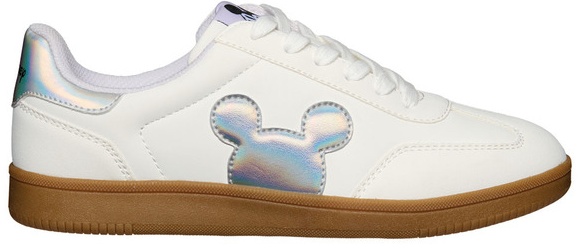 Disney Ladies Character Sneaker - Iridescent Mickey Size 10