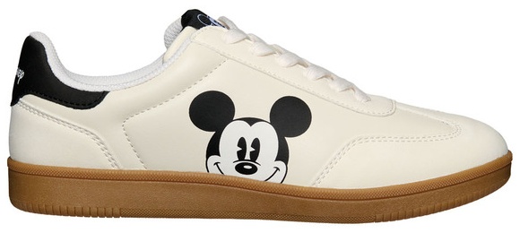 Disney Ladies Character Sneaker - Black/Red Mickey Size 9