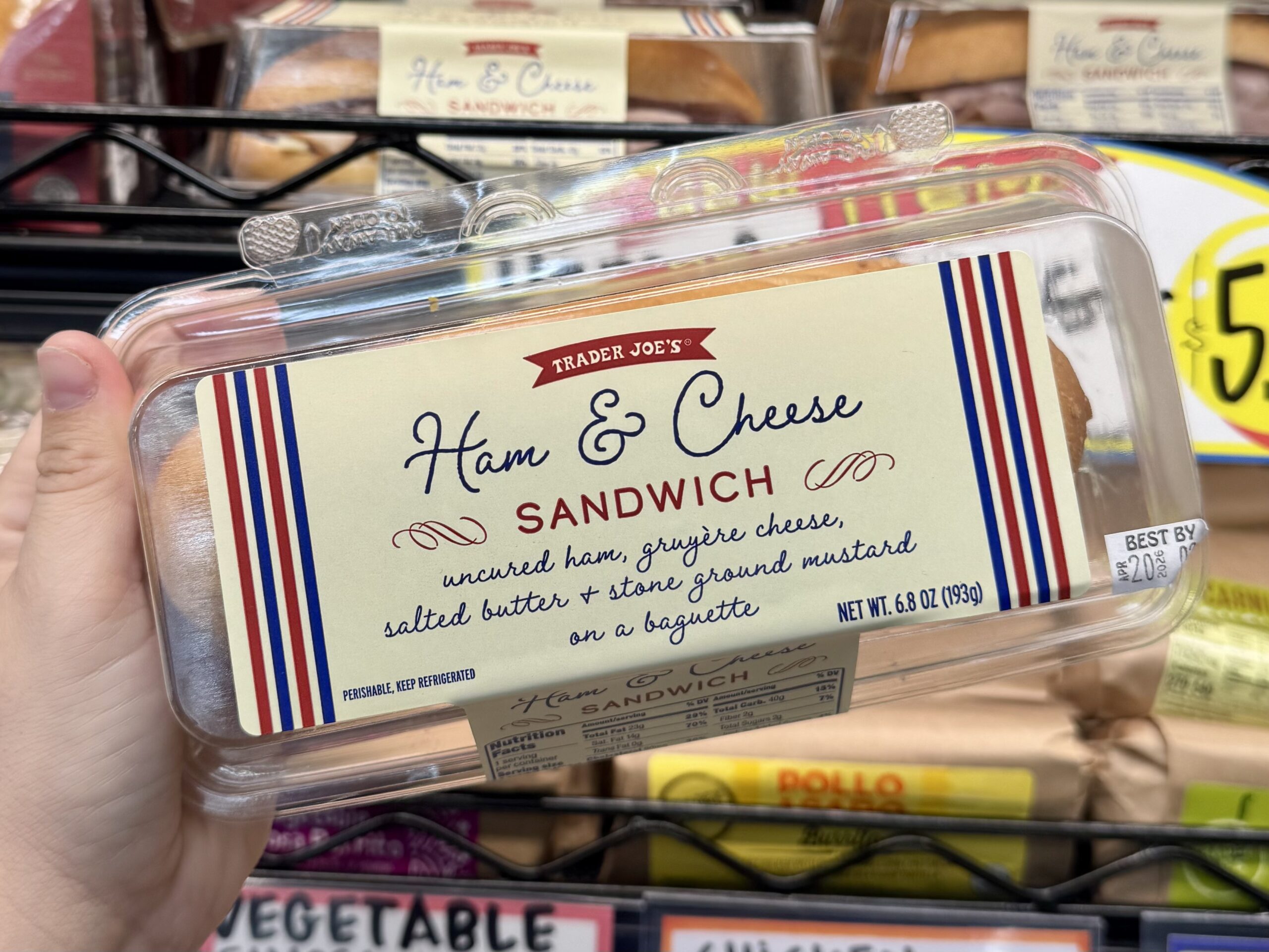 Ham & Cheese Sandwich - in store