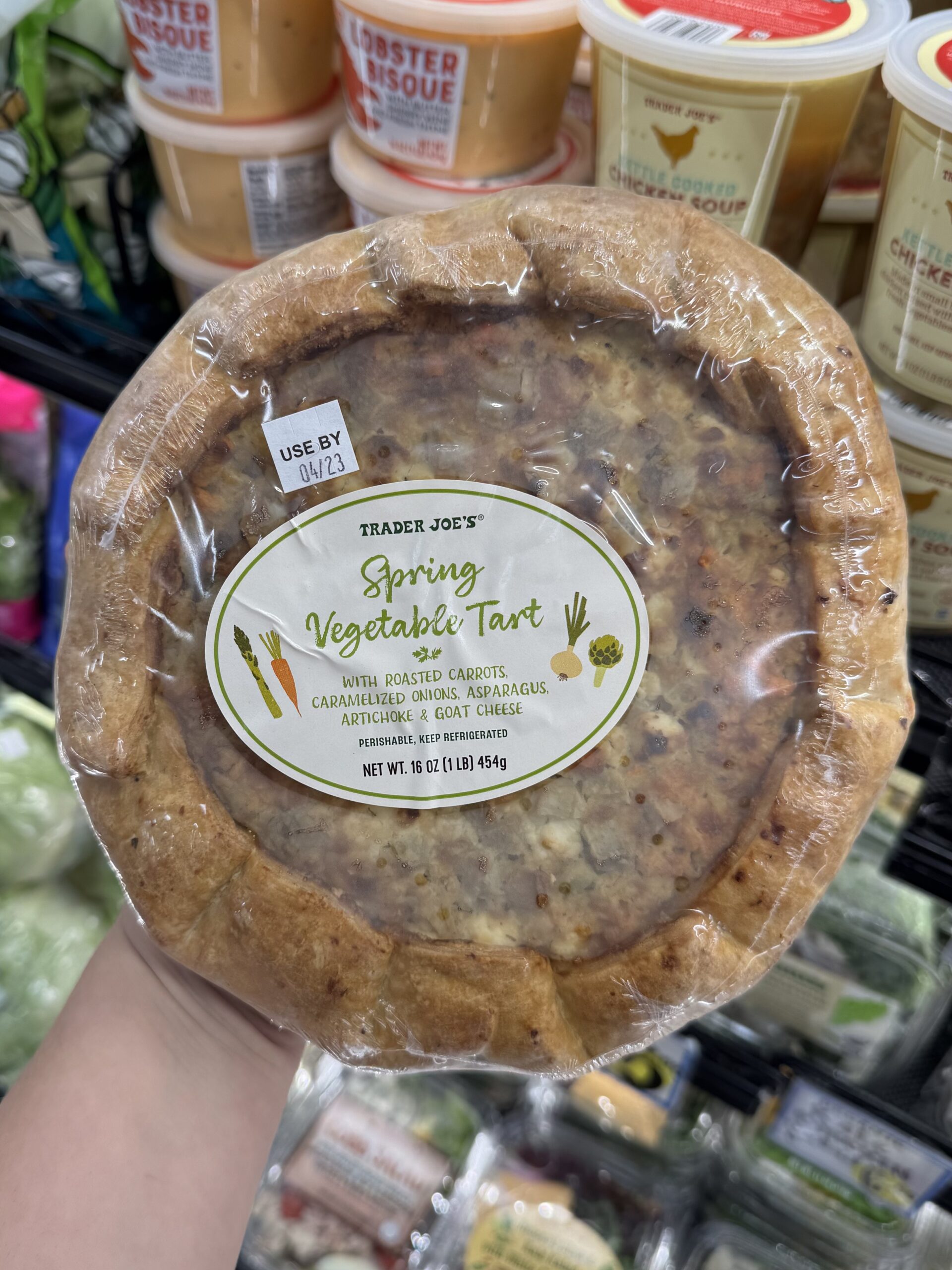 Spring Vegetable Tart - in store