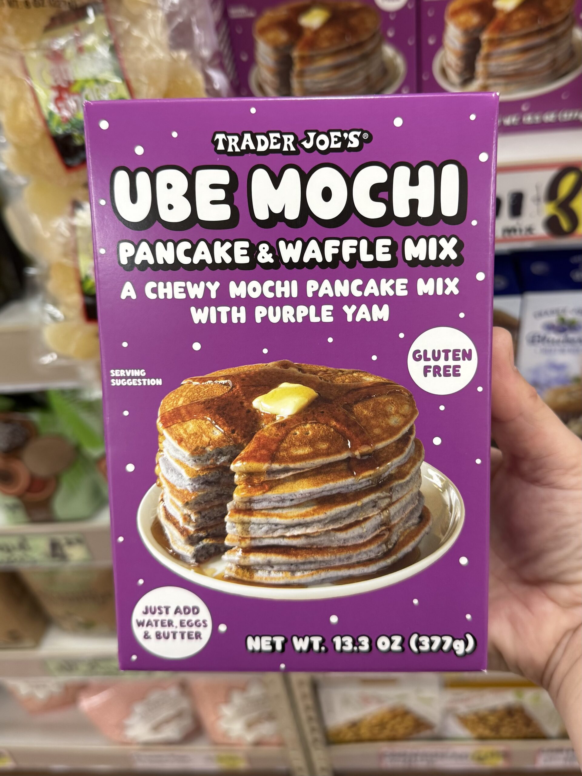 Ube Mochi Pancake & Waffle Mix - in store