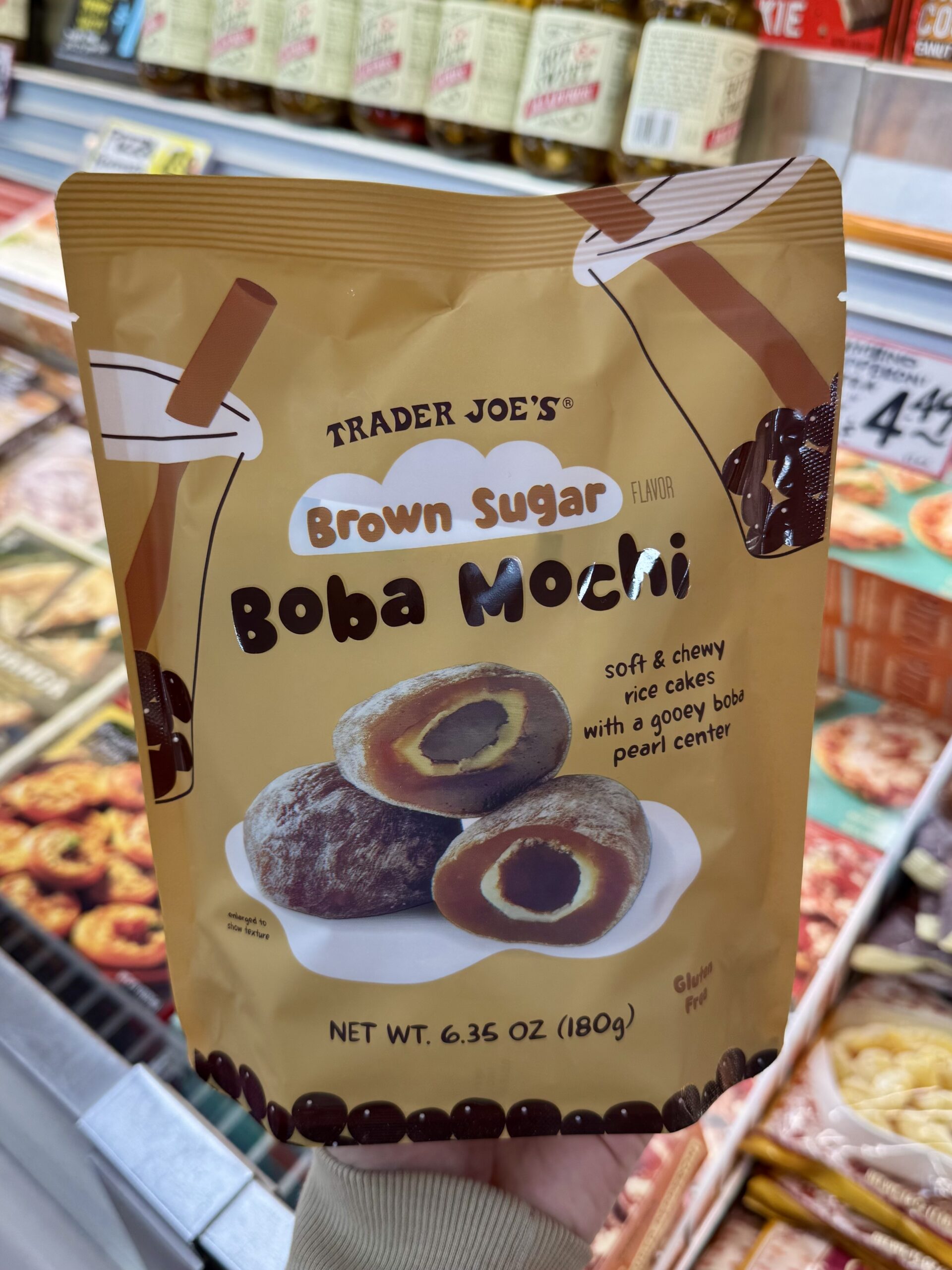 Brown Sugar Flavor Boba Mochi - in store
