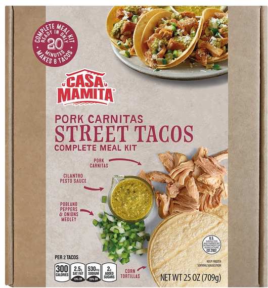 Fremont Fish Market Street Taco Meal - Pork Carnitas Kit