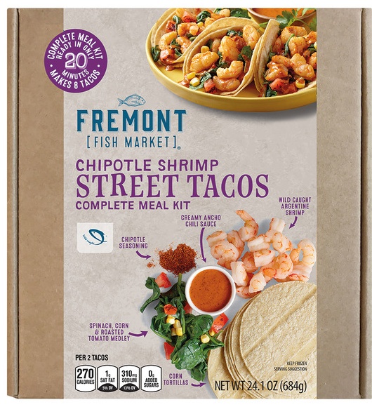 Fremont Fish Market Street Taco Meal - Chipotle Shrimp Kits