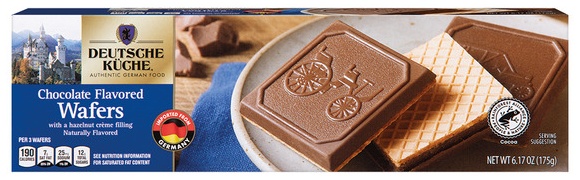 Deutsche Küche Milk Chocolate Covered Wafers - 