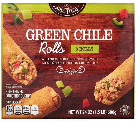 Appetitos Green Chile Rolls - 