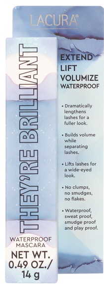 Lacura THEY'RE BRILLIANT Waterproof Mascara - 