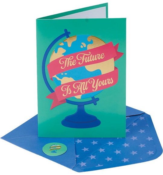 Pembrook Graduation Card - Globe