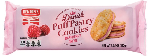 Benton's - Raspberry Danish Puff Pastry Cookie