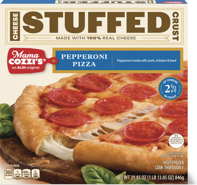 Mama Cozzi's Pizza Kitchen Stuffed Crust Pizza Pepperoni or Three Meat