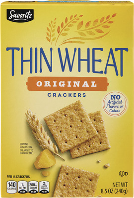 Savoritz Thin Wheat Crackers Original or Tomato