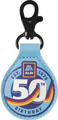 ALDI Gear Keychain Quarter Holder