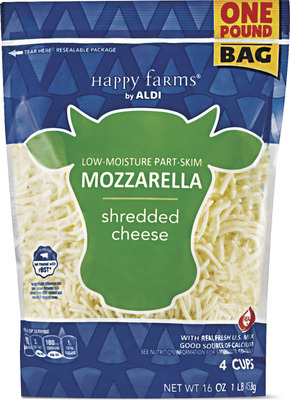 Happy Farms Mozzarella Shredded Cheese