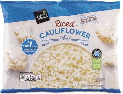 Season's Choice Plain or Garlic Riced Cauliflower