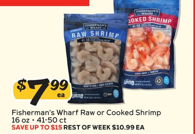 Fisherman's Wharf Raw or Cooked Shrimp