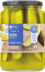 SE Grocers Pickles 24 oz or salad dressing 16 oz