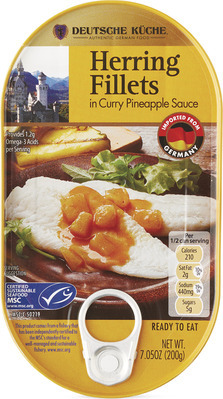 Deutsche Küche Herring Fillets in Flavored Sauce