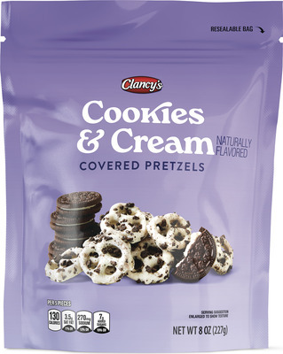 Clancy's Strawberries & Cream or Cookies & Cream Covered Pretzels