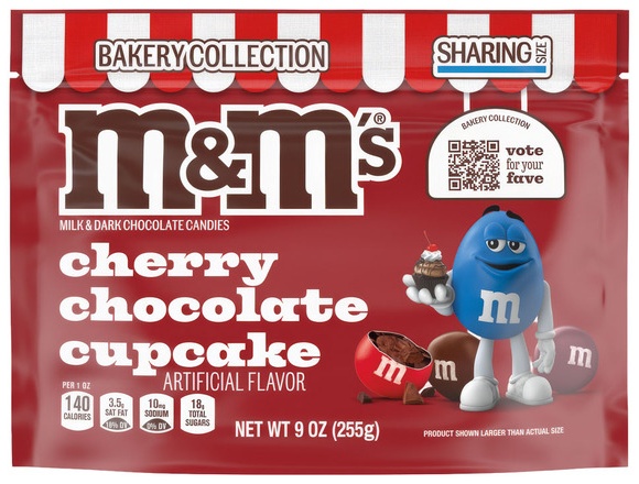 M&M's M&Ms Cherry Chocolate Cupcake - 