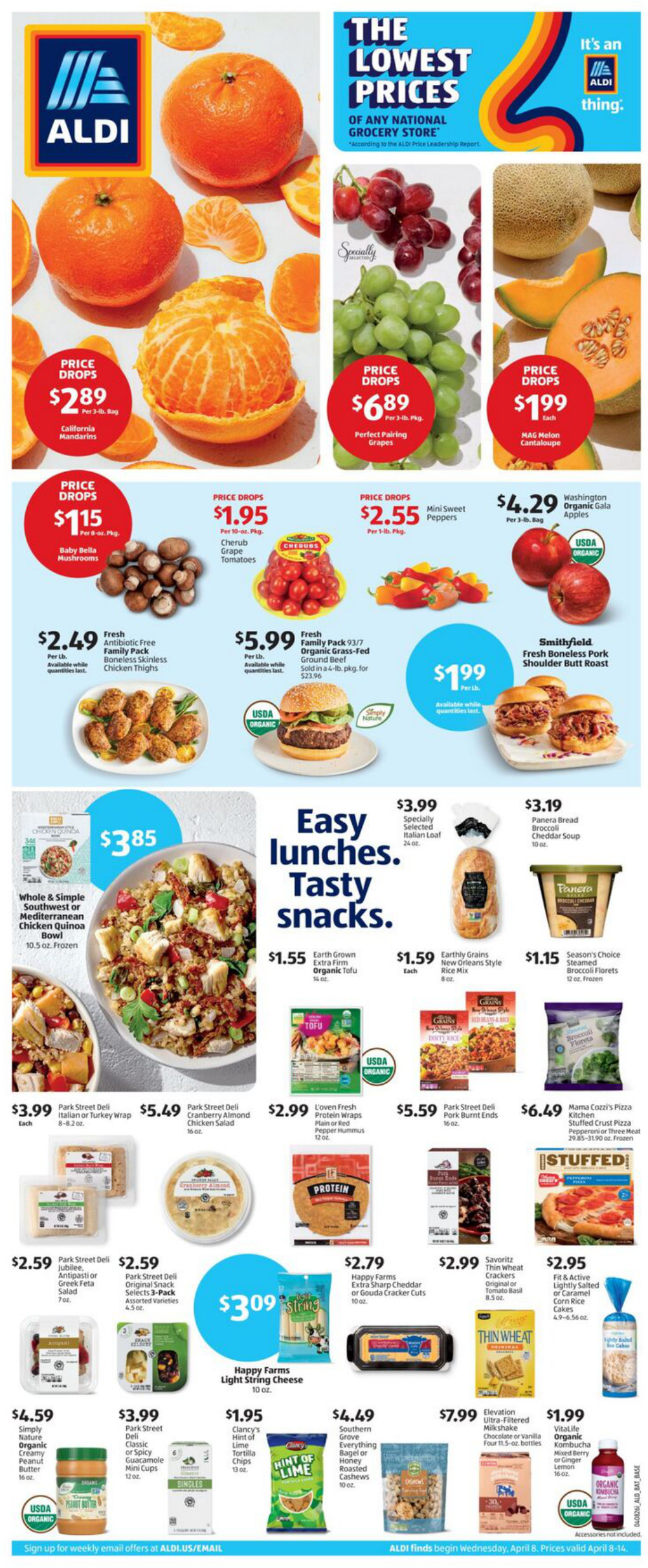 Weekly Ad Flyer (4/8 to 4/14) Page 1