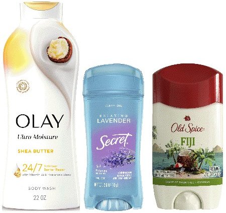 Secret, Olay, Gillette, Old Spice