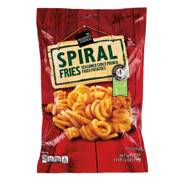 New - Seasoned Spiral Fries - $3.65 - May 6