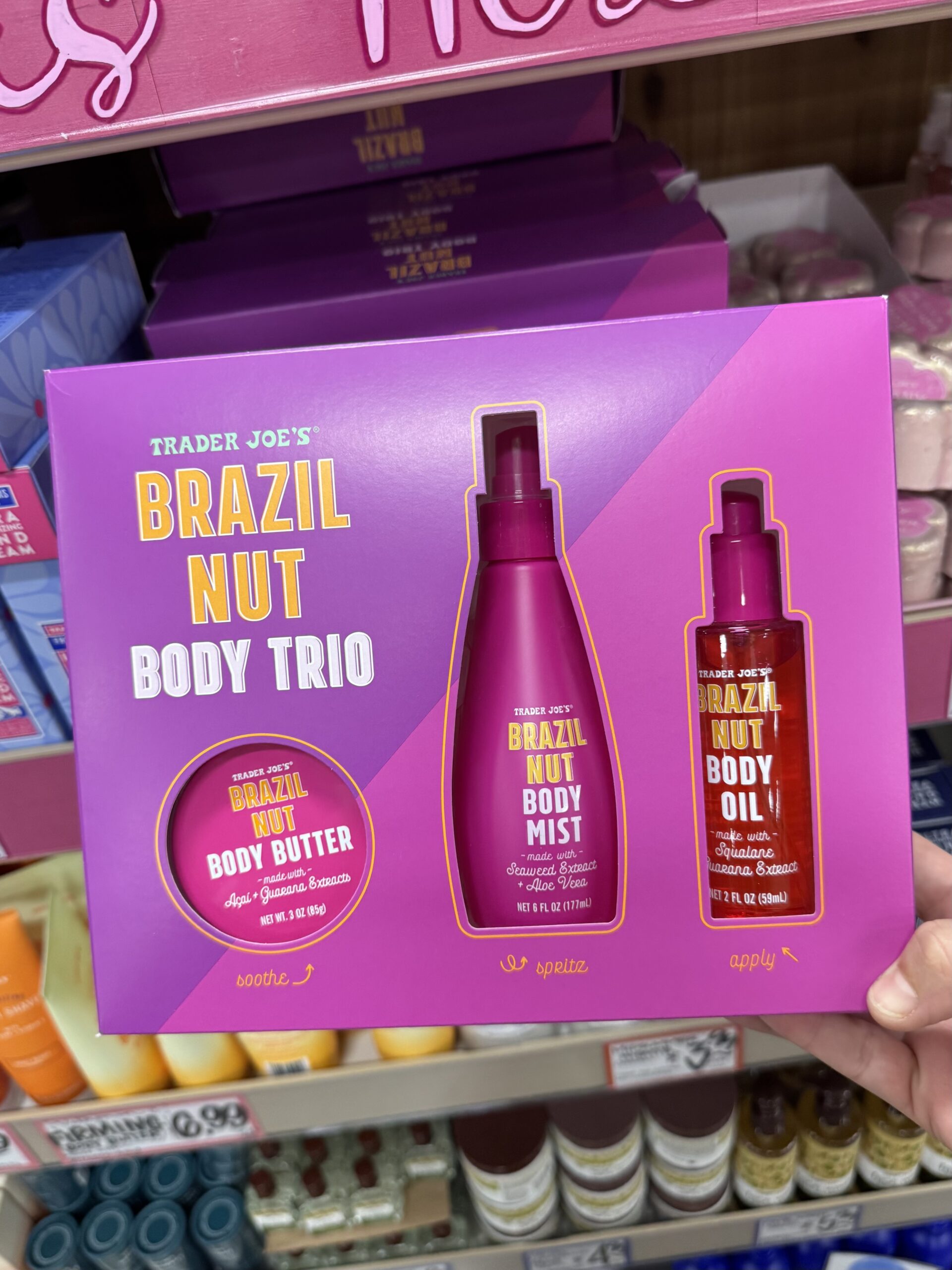 Brazil Nut Body Trio - in store